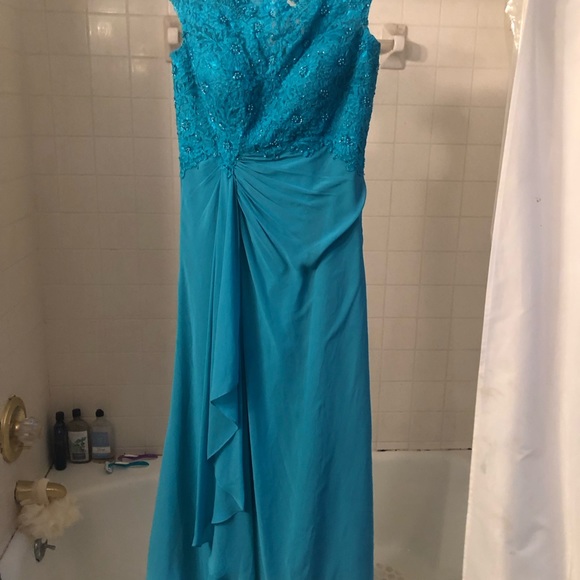 Cameron Blake JADE blue evening/MOB gown - Picture 4 of 12